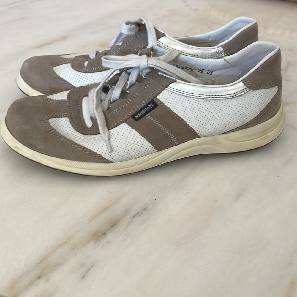MEPHISTO Women's Run Off Leather Sneakers Shoes Size US 7.5 - Picture 2 of 7